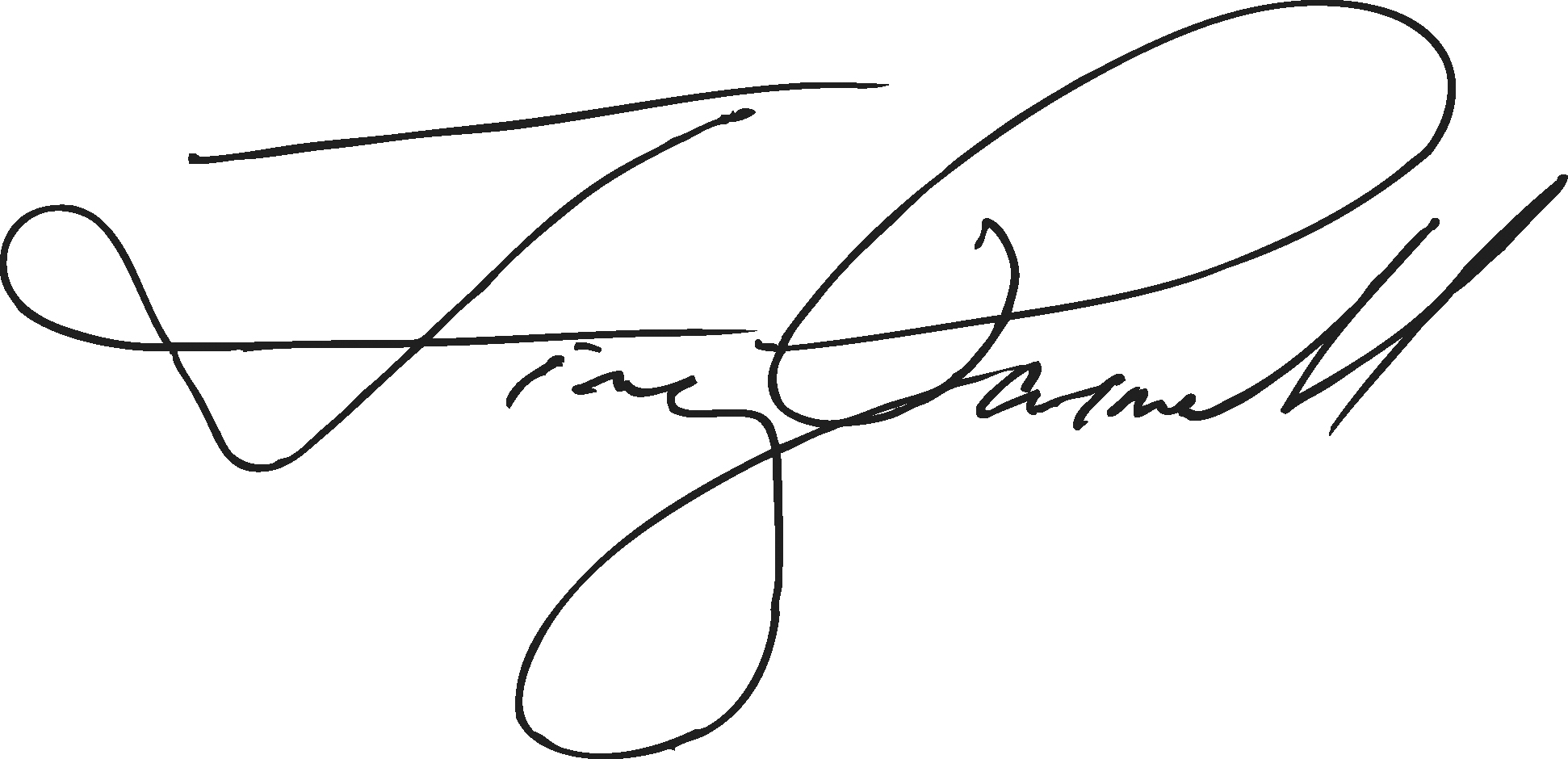 Mr. Parnell's signature. 